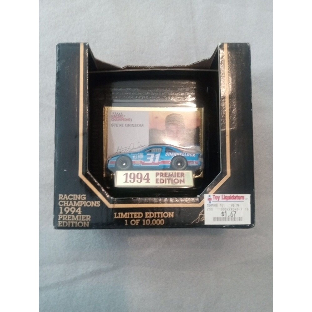 NIB 1994 Racing Champions 1:64 Premier Edition NASCAR Diecast #31 Steve Grissom
